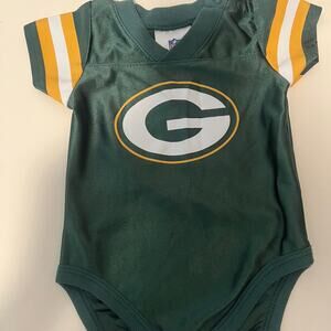 NFL Green Bay Packers Jersey Onesie 0-3 Month Baby